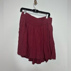 Comptoir Des Cotonniers Elegant Burgundy Women's Skirt size 44